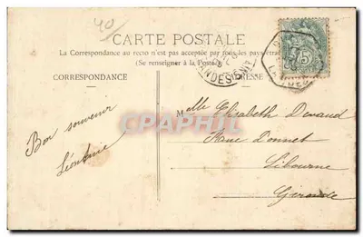 St-Sever (Landes) — Wejście do Kościoła — Jh. Lassalle Cales, Wyd. Nowych Galerii, St-Sever — Rewers