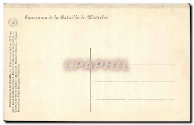 Panorama da Batalha de Waterloo — A República Histórica, n°5 — Verso