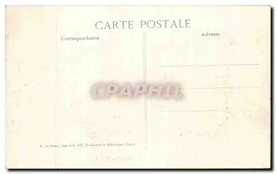 El General JOFFRE dando instrucciones — Editor E. Le Deley, París — Reverso