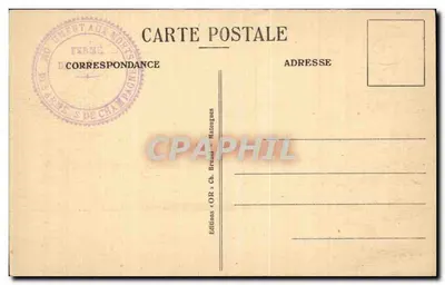 Monumento aos Mortos das Forças Aliadas da Champagne — Navarin — Edições OR, Matougues — Verso