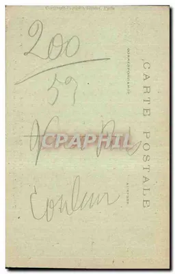 Paris — Revue du 14 Juillet 1918 — La Tribune officielle Avenue du Bois de Boulogne — A.P. — Verso