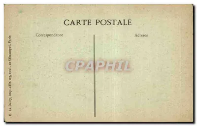 París, Desfile del 14 de julio de 1918 — 4° año de guerra — BMD — Reverso