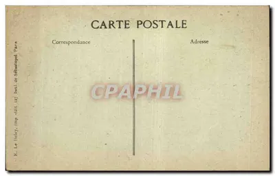 Paryż, Revue du 14 lipca 1918 — Trupy włoskie, Rue Royale — Wydawca E-D — Rewers