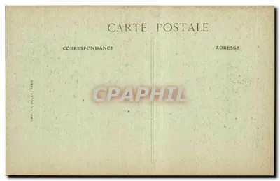 As Festas da Vitória em Paris — 14 de julho de 1919 — Os Marechais Joffre e Foch — Editor B.D. — Verso