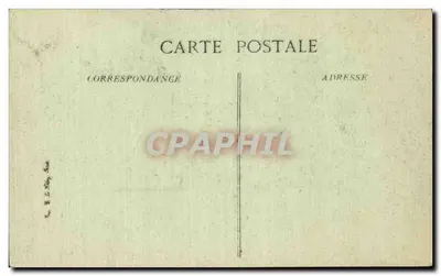 Castelo dos Príncipes de Condé em Le Plessis — Guerra 1914-16 — Editor Série 100e — Verso