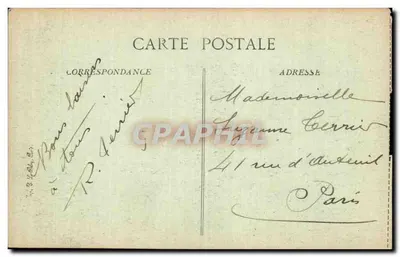 Campo de Zeitinlic — Geral Sarrail visita o campo — Editor Paris, n° 54m — Verso