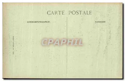 As Festas da Vitória em Paris — 14 de julho de 1919 — Os Marechais Joffre e Foch — B.D. — Verso