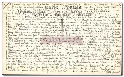 Festyn Zwycięstwa (14 lipca 1919) — Marszałkowie JOFFRE i FOCH na czele wojsk, avenue des Champs-Élysées — ND. PHOY. — Rewers