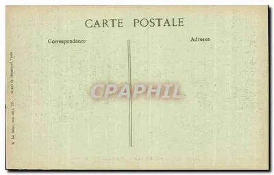 Antieke ansichtkaart van 14 juli 1917 — Place de la Nation — Uitgever: Le Debey, Parijs — Achterkant