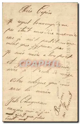 Um Poco de Tração — Coleção H. Laurent, Port-Louis — Verso
