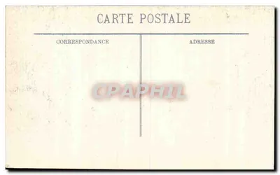 Reims — Gebombardeerde straat — Cliché M. Lavergne, Reims — Achterkant