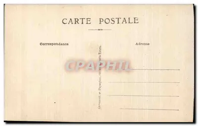 L'Apoteosi della Vittoria — 14 Luglio 1919 — Generale Montuori alla testa delle truppe Italiane — editore Papeghin, Tours — Verso