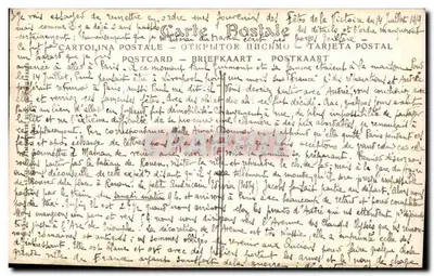 Feesten van de Overwinning (14 juli 1919) — De Wapenavond — Het Cenotaf — Achterkant