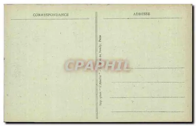 Paris - 11 de Novembro de 1920 - Festa do Cinquentenário da República - Homenagem ao Poilu Desconhecido e a Gambetta — Verso