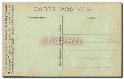 Paris - Die Fêtes de la Victoire - 14. Juli 1919 — Marschälle Foch und Joffre an der Spitze der Parade — Rückseite
