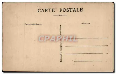 Apothéose de la Victoire — 14 Juillet 1919 — Avenue des Champs-Élysées : Les drapeaux Américains — Cormaunt et Dappeglin, Paris-Tours, n°3 — Verso
