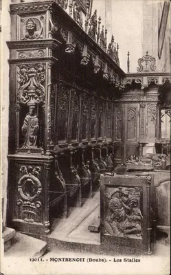 Montbenoît (Doubs) — As Stalles — Editor C. L. F. Besançon, n° 25