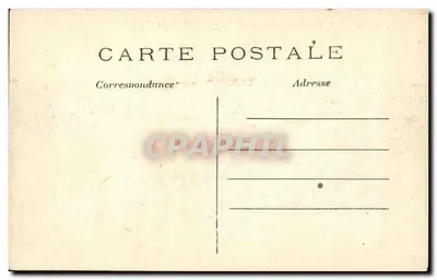 Soissons — Pátio bombardeado em 1914 — editor anônimo, n° 64 — Verso