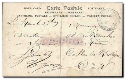 Ataque de Sapignies — 2 de Enero de 1871 — Salón de 1909, por M. Leclercq — Reverso