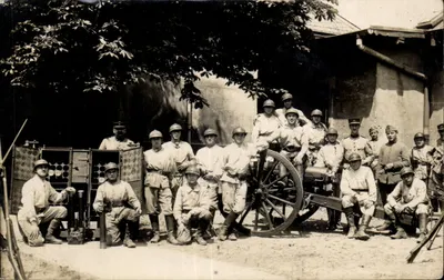 FOTO KART Strasbourg 1925 Askeri Malzeme