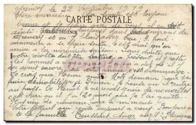 Atak Kanadyjczyków z Montrealu — Wojna 1914-1915 — Visté Paris n° 446 — LL — Rewers