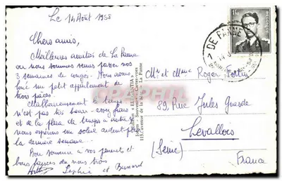 La Panne - A Praia e a Digue — De Panne Strand en Zeedijk — Edição « ELEKANTIA » — Verso