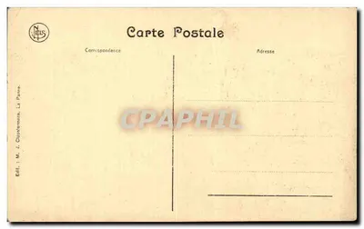 La Panne — Digue i plaża — wydawca N.ELS, numer serii nie widoczny — Rewers