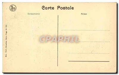 La Panne — Sobre um Brise-lames — Nels, série Flage N° 29 — Verso