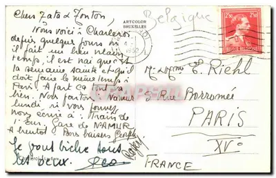 Stacja Gare du Midi — Bruksel — Artcolor — Rewers