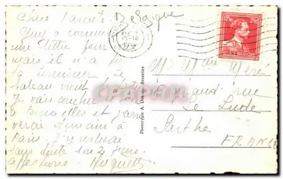 Blankenberge — Praça da Estação — Statieplaats — GUBERTY — Verso