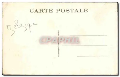 La Panne (Belgia) — Ogólny widok z domu Króla — L.C.H. Paris, nr 470 — Rewers