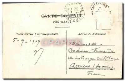 Anvers — Avenue de Keyzer widok z lotu — wydawca anonimowy, n° 76 — Rewers