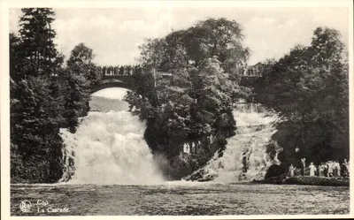A Cascata — Coo — Editor: A. Elias, Belfeld-Froid, Planície de Neux, Cabines, Pesca 5 km, Foste, 2 Três-Frons, Roanne, Coo, 5 km / Ambleve