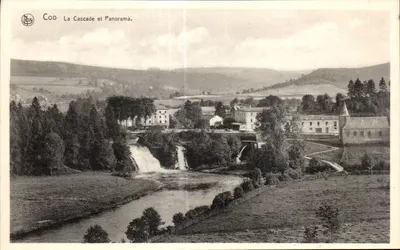 Vista de Coo com Cachoeira e Panorama — N. JELS, número de série não visível