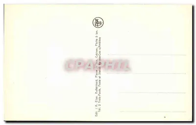 A Cascata — Coo — Editor A. Elias, Buffet-trold — Verso