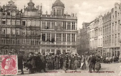 Bruxelas — Grand'Place — Mercado de Flores