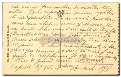 Liège — Katedra św. Pawła — wydawca Nels, numer serii nieodczytelny — Rewers