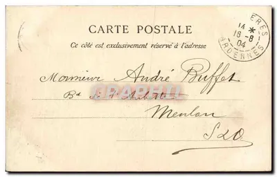 Vale da Semoy — BOUILLON — O Castelo e a Semoy — J. Winling - Ed. Charleville — Verso