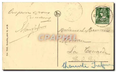 Ypres — Wielka Plac — Wydawca Neils, seria 19, nr 28 — Rewers
