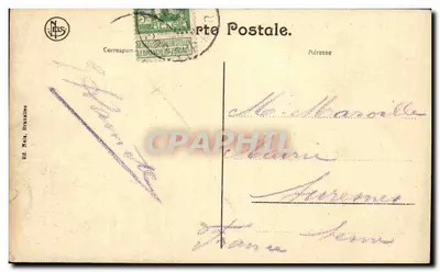 Zeebrugge — Ogólny widok przylądku i portu — Wyd. Nels, Bruksela — Rewers