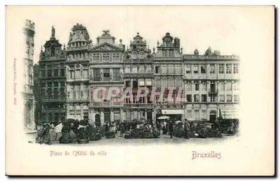 Place de l'Hôtel de ville — Bruxelas — Stiegelm Co. Bruxelas 4032
