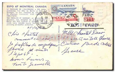 Pavillon Niemiec — Expo 67 — Montreal, Kanada — Rewers