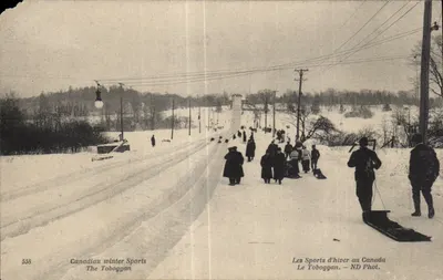 Esportes de inverno no Canadá — O Escorregador — ND Fot. — n° 558