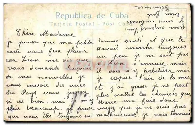 Habana — Plaza de Cervantes ó San Juan de Dios — Praça de San Juan de Dios — Verso