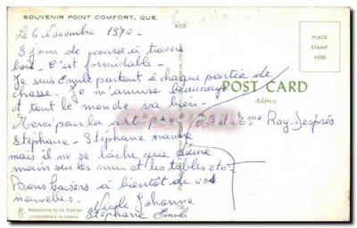 Point Comfort, Québec — vista de um lago cercado de bétulas no outono — editor Ed Thalcher — Verso