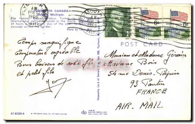 Túnel para o Canadá — Detroit, Michigan — Dexter Press, Inc. — Verso