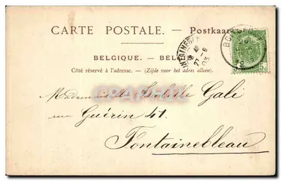 Brussels — The Grand Hotel and Boulevard Anspach — Collections N° Phot — Back