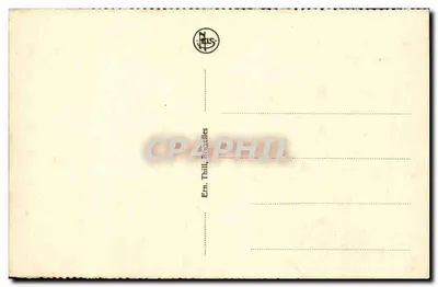 Blankenberge — O Casino e o Hotel Eden — editor Thill, Bruxelas — Verso