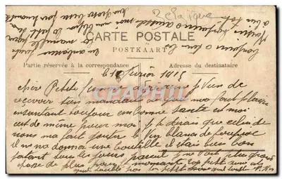 Furnes — Rue de la Panne e parada do trem — N. 27 — Verso