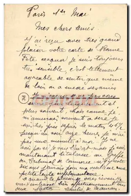Lilie polany — w wazie — Porte Bonheur — Rewers